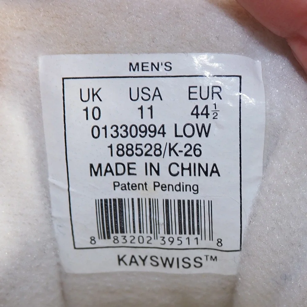 K-Swiss Court Pro II Florida Gators Men‎ Size 11 White Blue Orange Sneakers